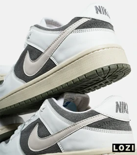 کفش کتانی مردانه و زنانه سفید خاکستری کرم نایک NIKE SB Dunk