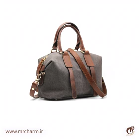 کیف دستی اسپرت چرم و برزنت mrc1840