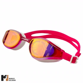 عینک شنا حرفه ای ATHLETIC کد 8300 (سفید صورتی)
