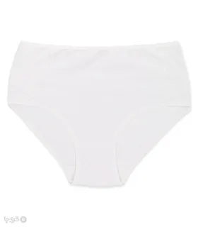 شورت زنانه اسلیپ نخی فاق بلند دانتل دار Neev نیو کد 413 سفید New White