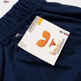 شلوارک راحتی زنانه مدل گربه رنگ سرمه‌ای ماییلدا کد 5325