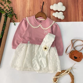 پیراهن دخترانه مدل پریناز3