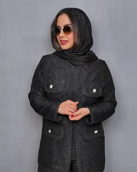 کت مروارید کوتاه دانتل