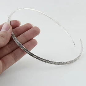 طوق نگینی زنانه دو لاین