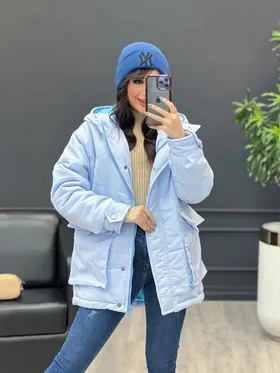 کاپشن دو جیب پاکتی