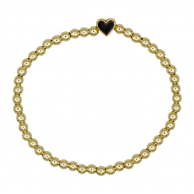 دستبند زنانه مدل کشی طرح قلب