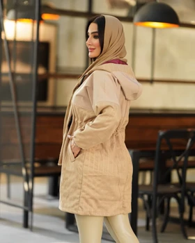 پالتو کلاهدار کوک دوزی