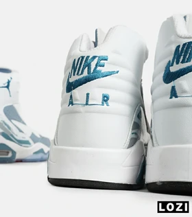 کفش کتانی ساق‌دار مردانه سفید فیلی Nike air jordan 6