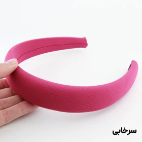 تل دخترانه ساده کبریتی (سرخابی)