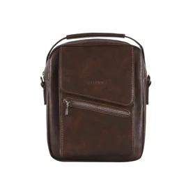 کیف رودوشی چرمی گوگانا مدل GOOGANA - GOOG427 (قهوه ای)