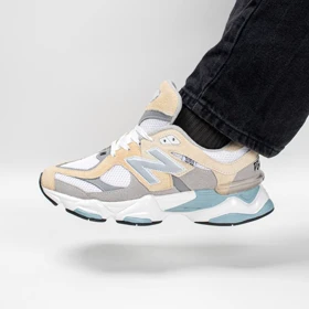 کتانی اسپرت مردانه مدل نیوبالانس 9060 NEW BALANCE رنگ طوسی کرم