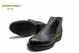نیم بوت دوزیپ مردانه چهار فصل چرم طبیعی si990