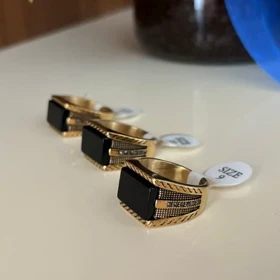 انگشتر مردانه استیل کد am10011