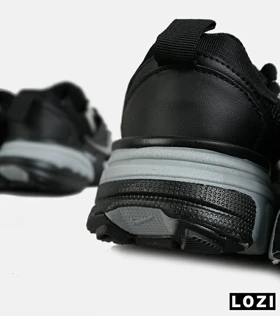 کفش کتانی مردانه و زنانه مشکی طوسی Nike cushlon مدل 7282