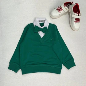 بلوز دویقه پسرانه پاپیون دار