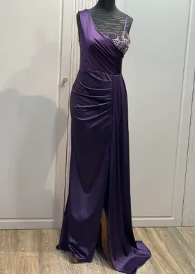 ماکسی ساتن دکلته نگین