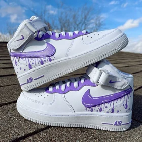 کفش ایرفورس ساق بلند کاستوم Custom Nike Air Force 1
