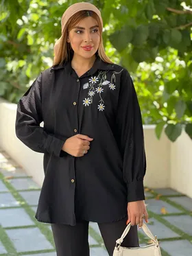 مانتو گلدوزی بابونه زنانه