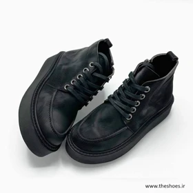 کفش نیم بوت زنانه مدل Stradivarius Flat Ankle Boots - BTB30