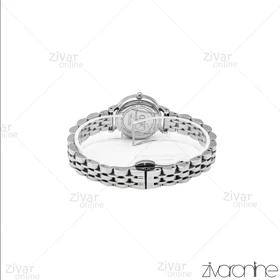 ساعت دنیل ولینگتون زنانه گرد نقره ای صفحه سفید خطی اسمال 106002