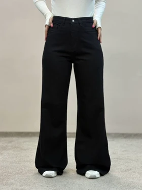 شلوار جین فلربگ مشکی3790