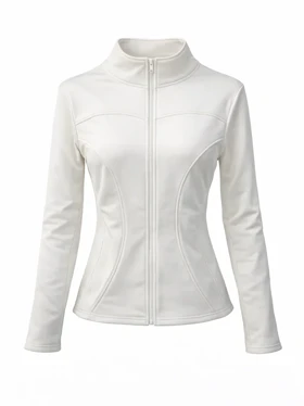 سویشرت زیپ‌دار داخل تدی (28020) (سفید)