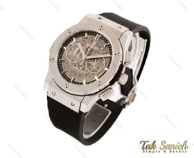 ساعت هابلوت مردانه سه موتوره سیلور اسکلتون Hublot-3602-G