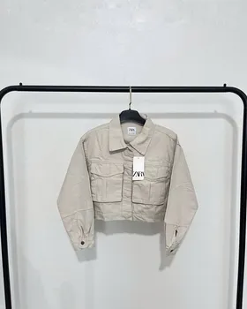 کت کتان وارداتی زارا ZARA ترک قد 45 رنگبندی