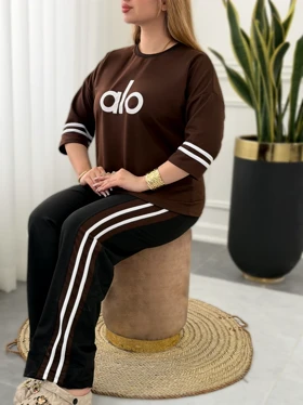 ست خانگی ثریا 1210215 (قهوه ای)