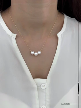 گردنبند سه مروارید