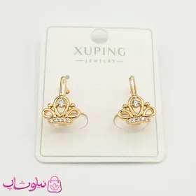 گوشواره دخترانه ژوپینگ مدل تاج