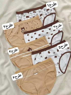 شورت نخی عروسکی طرح تدی کد 5317