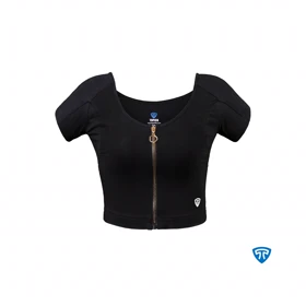 نیمتنه زیپدار ضدتعریق مشکی