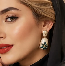 گوشواره میناکاری Mi16