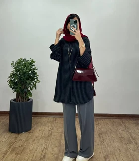 مانتو دکمه مخفی دیپلمات ویونا 1