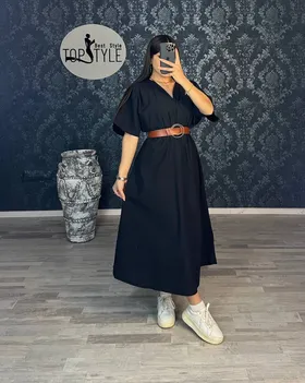 پیراهن کمربند دار کد : 8073