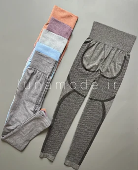 لگ سیملس زنانه پشت چین‌دار رنگی