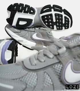 کفش کتانی مردانه و زنانه طوسی سفید یاسی Nike cushlon