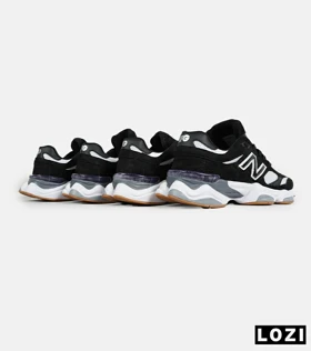 کفش کتانی مردانه و زنانه مشکی سفید طوسی NEW BALANCE 9060