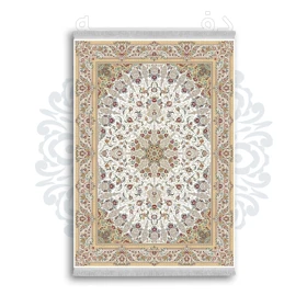 *جدید* فرشینه از جنس پارچه شانل مخمل ترک طرح فانتزی برند دفه کد 1343