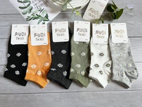 جوراب زنانه مچی گل بابونه