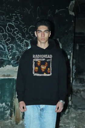 هودی مشکی اسپرت طرح Radiohead 4 - فواصل