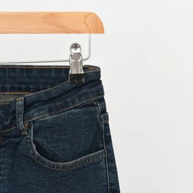 شلوار بوت کات آبی تیره کد 994