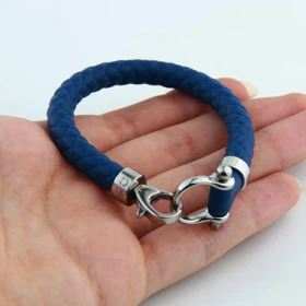 دستبند زنانه طرح اسپرت (آبی)