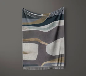 شال مبل ریش دار sofa shawl 360