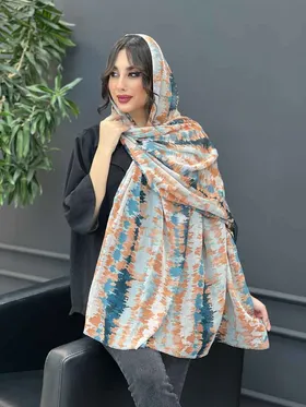 شال آبرنگی حریرنخ
