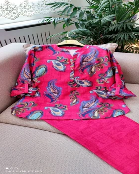 ست دوتیکه مانتو شلوار زنانه کد 3003 (اصالت ضمانت)