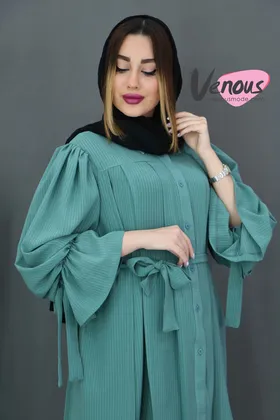 مانتو حریر پیله دار