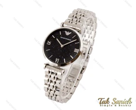 ساعت امپریوآرمانی زنانه نقره ای صفحه کهکشانی Armani-3490-L