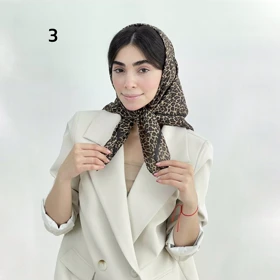 مینی اسکارف پلنگی 1008482